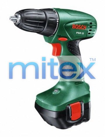 Аккумуляторная дрель-шуруповёрт  Bosch PSR 12 + 2 BAT